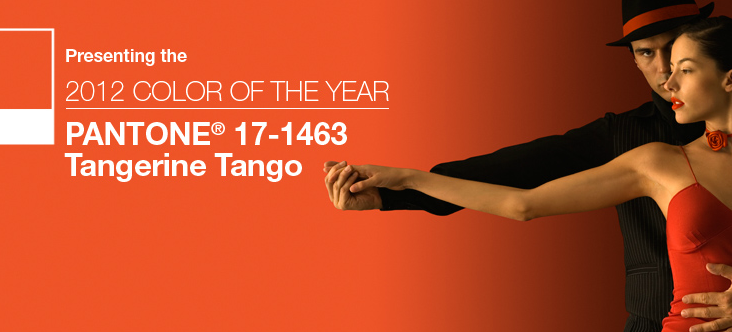 This year Pantone's color of the year is Tangerine Tango and we are