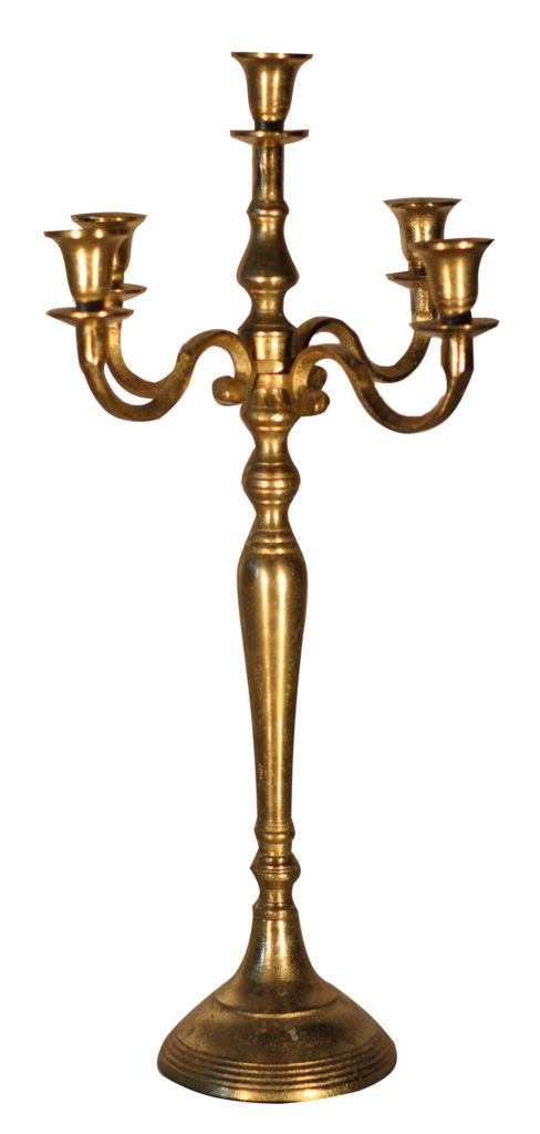 Modern Gold Tiered Candelabra - Loluma