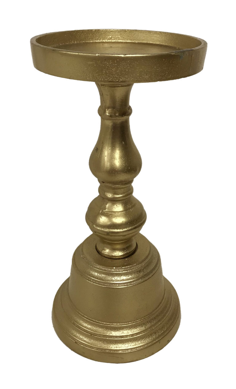 Gold Pillar Candlestick Loluma