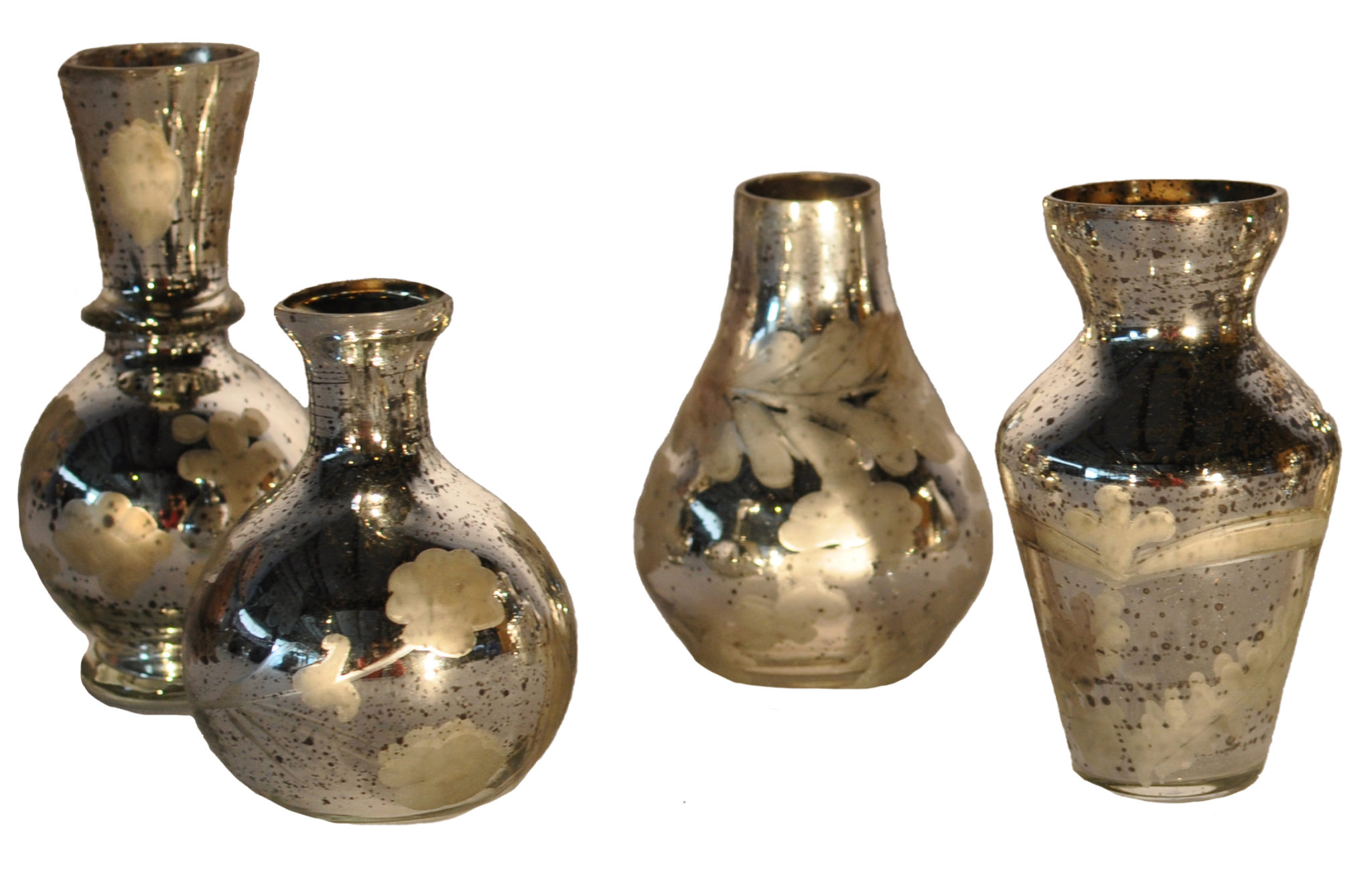 Silver Mercury Bud Vases Loluma