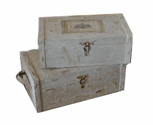 Vintage Trunks End Table