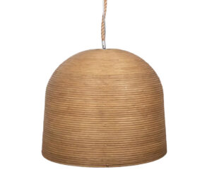 Java Rattan Small and Large Dome Pendants
