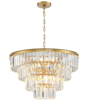 Crystal Tiered Chandelier