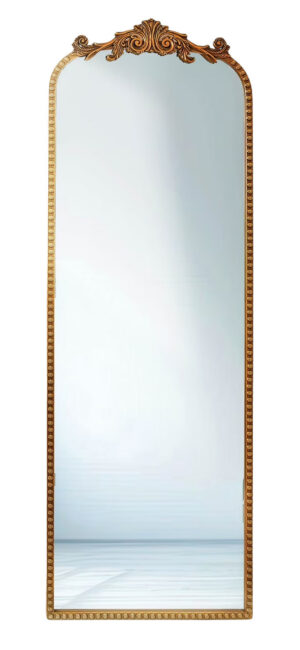Gold Filigree Arched Mirror